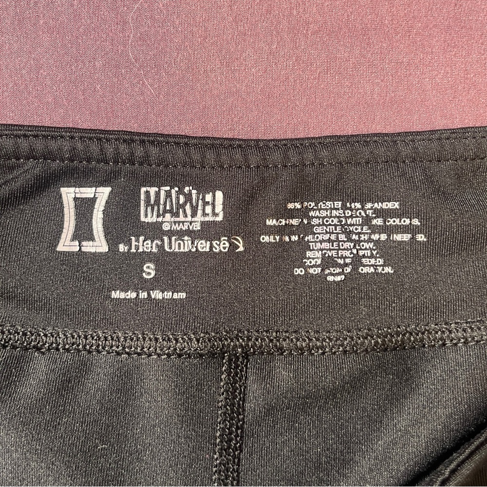 Marvel Her Universe 3" Booty Shorts in Black "Be A Hero" - Size Small - Picture 6 of 6